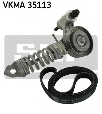 VKMA 35113 SKF Комплект поликлинових ременів (з роликами)1